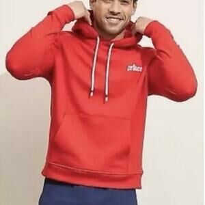 Prince NWT Vibrant Red Pickleball Hoodie Sweatshirt Large